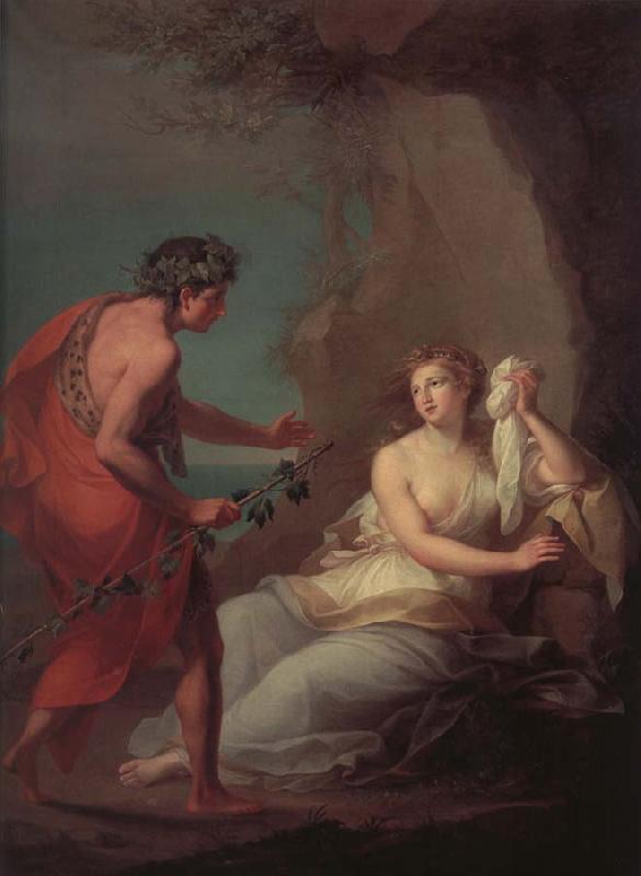 Angelika Kauffmann Bacchus entdeckt die von Theseus Verlasene Ariadne auf Naxos Sweden oil painting art